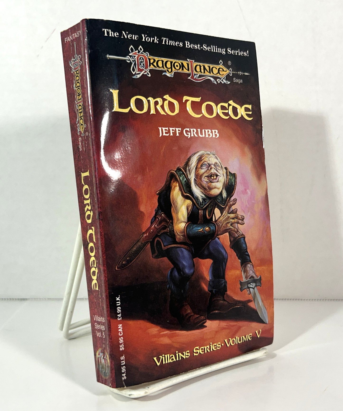 Dragonlance: Lord Toede (Villains Series #5) by Jeff Grubb 1994 1st Printing