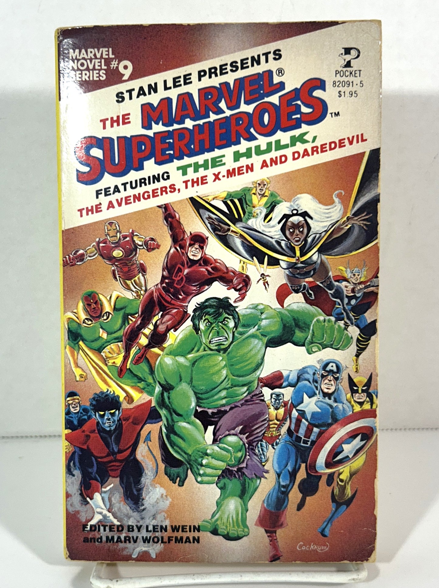 MARVEL NOVEL SERIES #9: Stan Lee Presents The Marvel Superheroes edited by Len Wein & Marv Wolfman 1979 1st Printing
