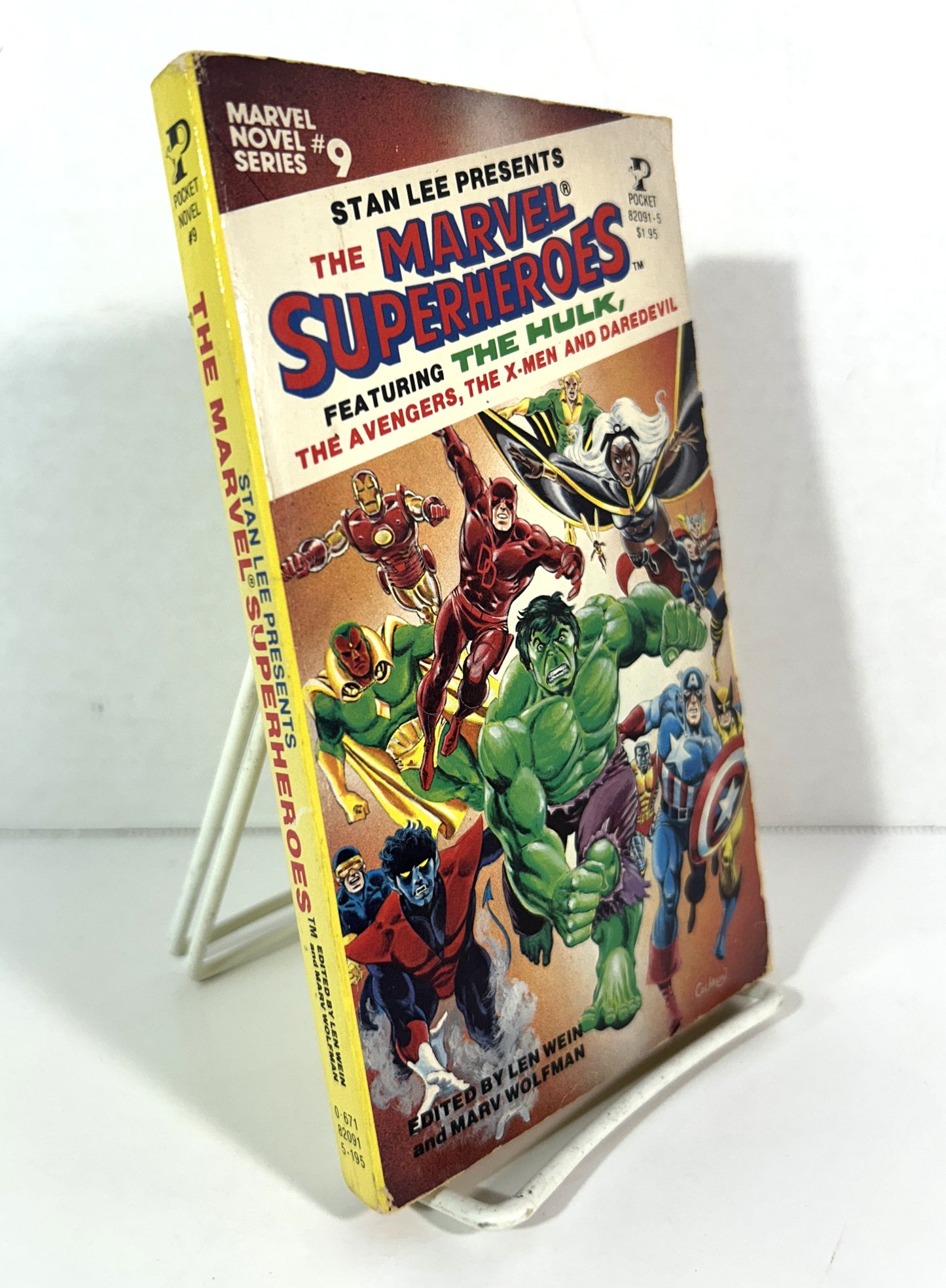 MARVEL NOVEL SERIES #9: Stan Lee Presents The Marvel Superheroes edited by Len Wein & Marv Wolfman 1979 1st Printing