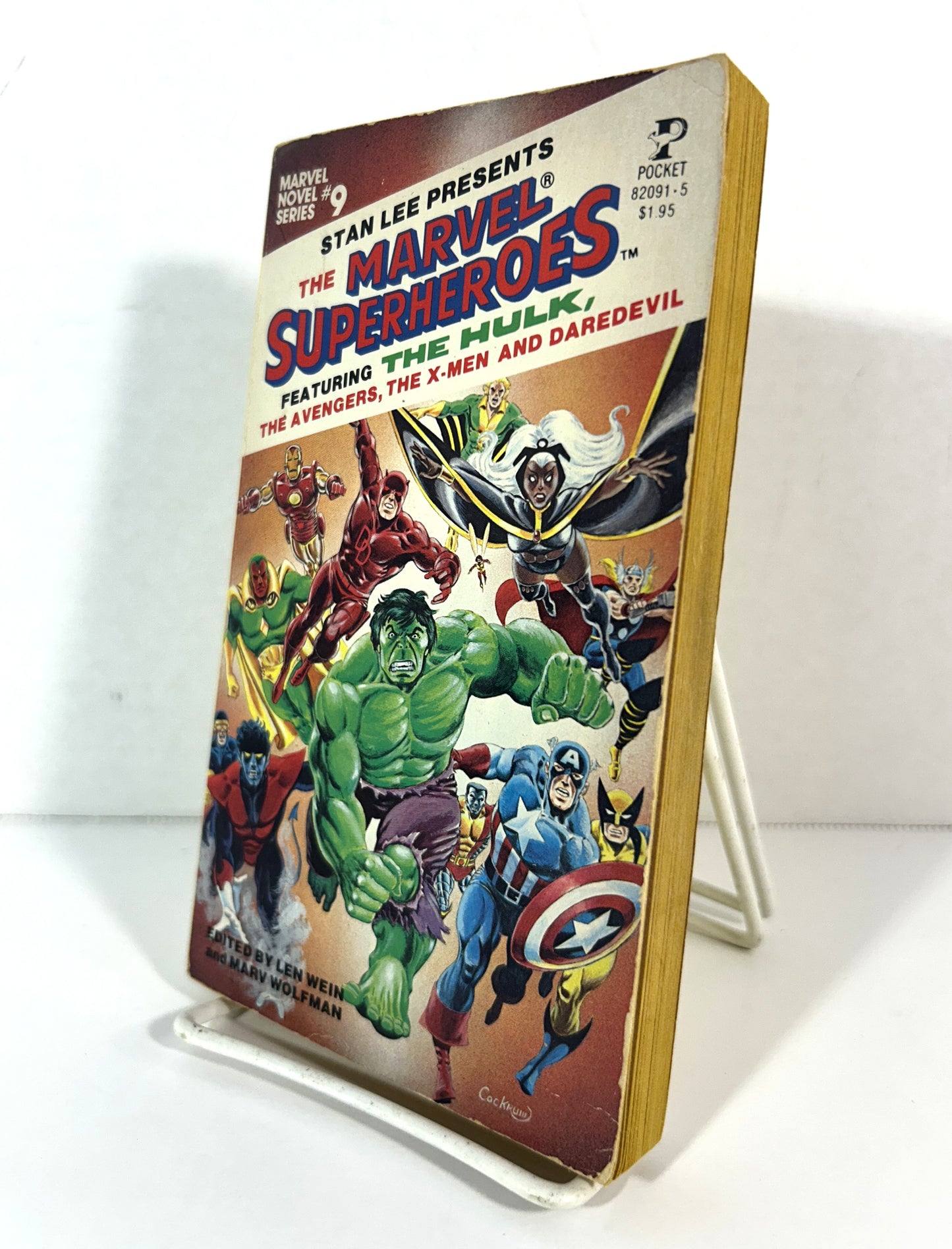 MARVEL NOVEL SERIES #9: Stan Lee Presents The Marvel Superheroes edited by Len Wein & Marv Wolfman 1979 1st Printing
