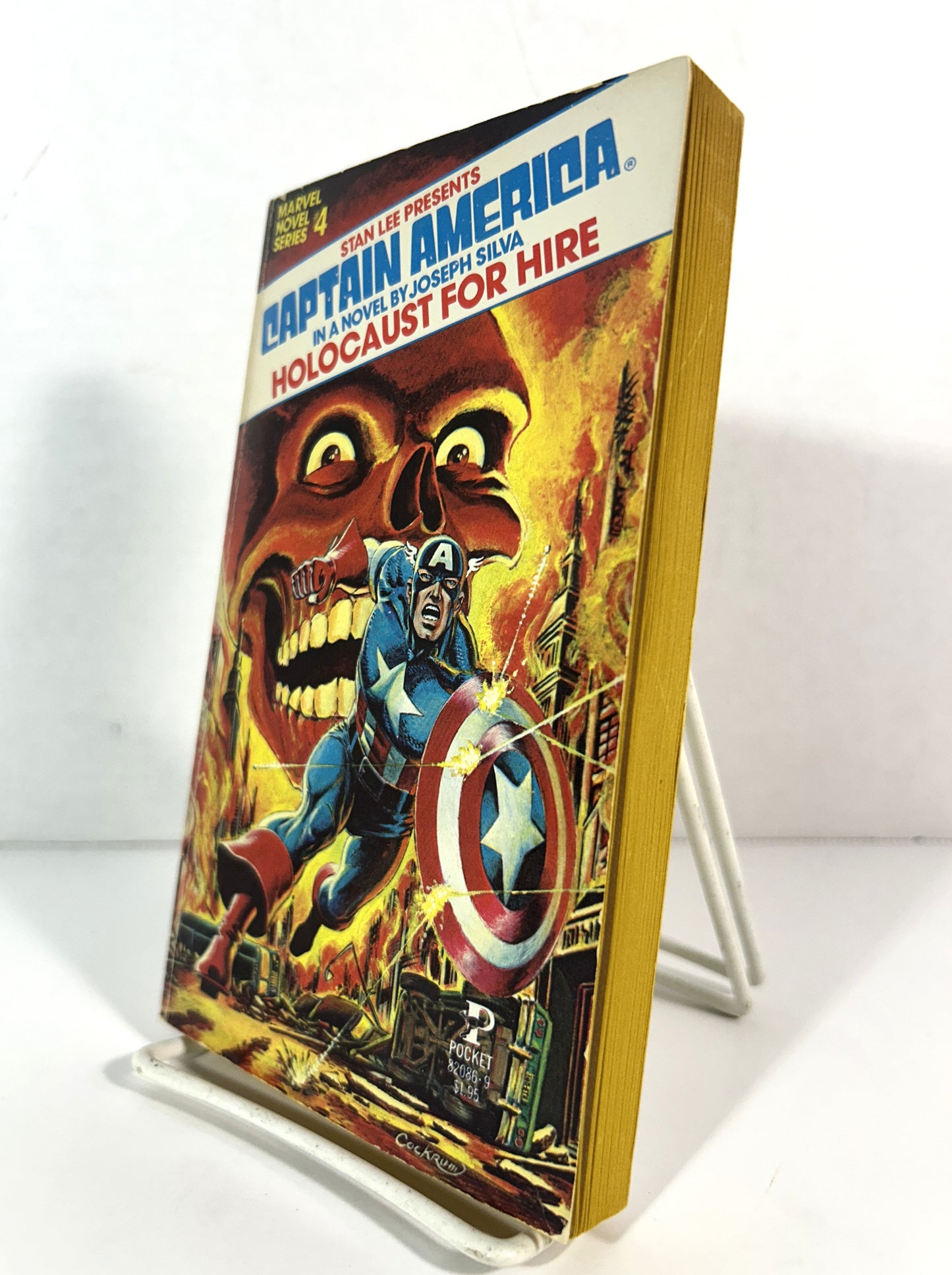 MARVEL NOVEL SERIES #4: Stan Lee Presents Captain America: Holocaust for Hire by Joseph Silva 1979 1st Printing