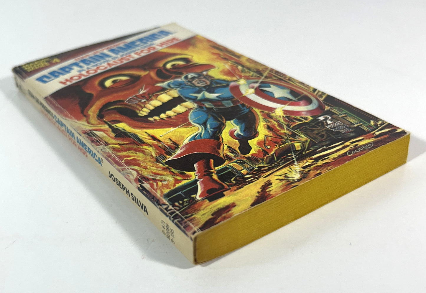 MARVEL NOVEL SERIES #4: Stan Lee Presents Captain America: Holocaust for Hire by Joseph Silva 1979 1st Printing