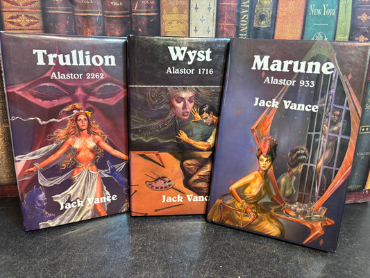 Alastor Trilogy by Jack Vance 3 Volume Hardcover Set Underwood Miller
