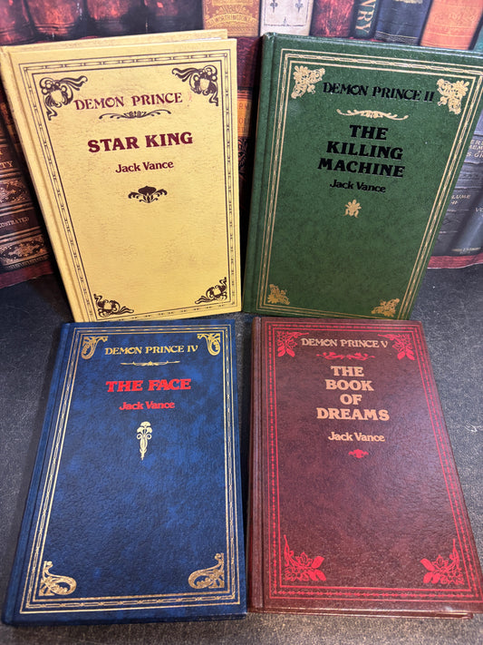 Demon Princes by Jack Vance 4 Volume HB Set Underwood Miller w/ 2 SIGNED