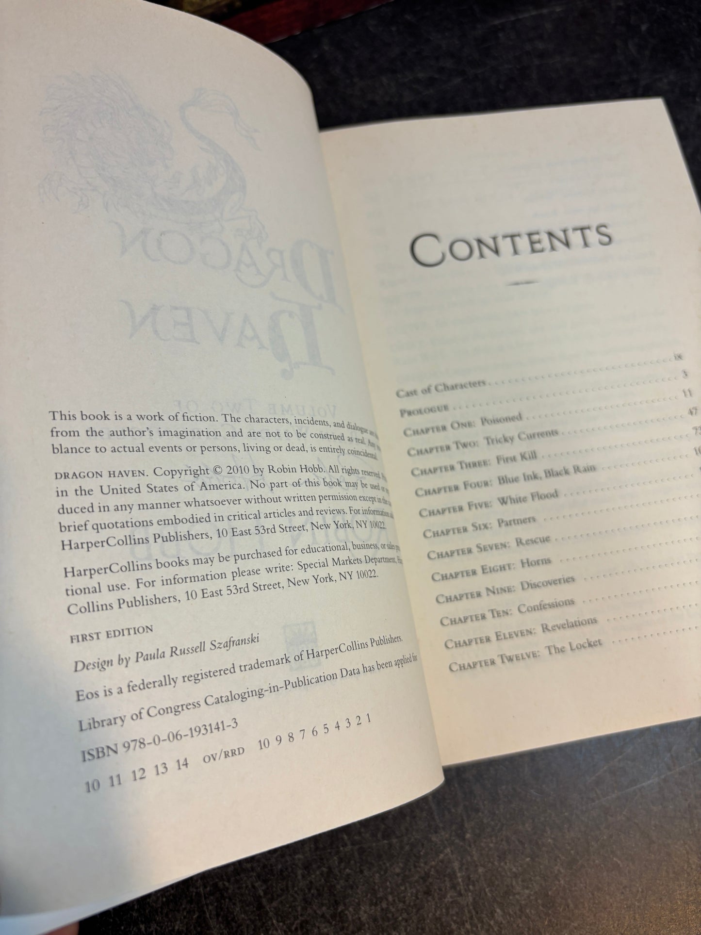 Dragon Haven by Robin Hobb SIGNED 1st Edition 2010 Hardcover