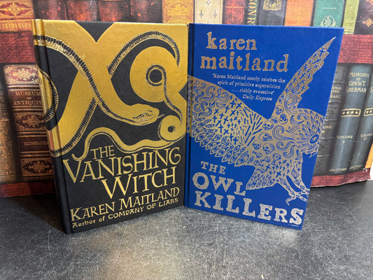 The Owl Killers & The Vanishing Witch by Karen Maitland SIGNED Limited 1st Editions