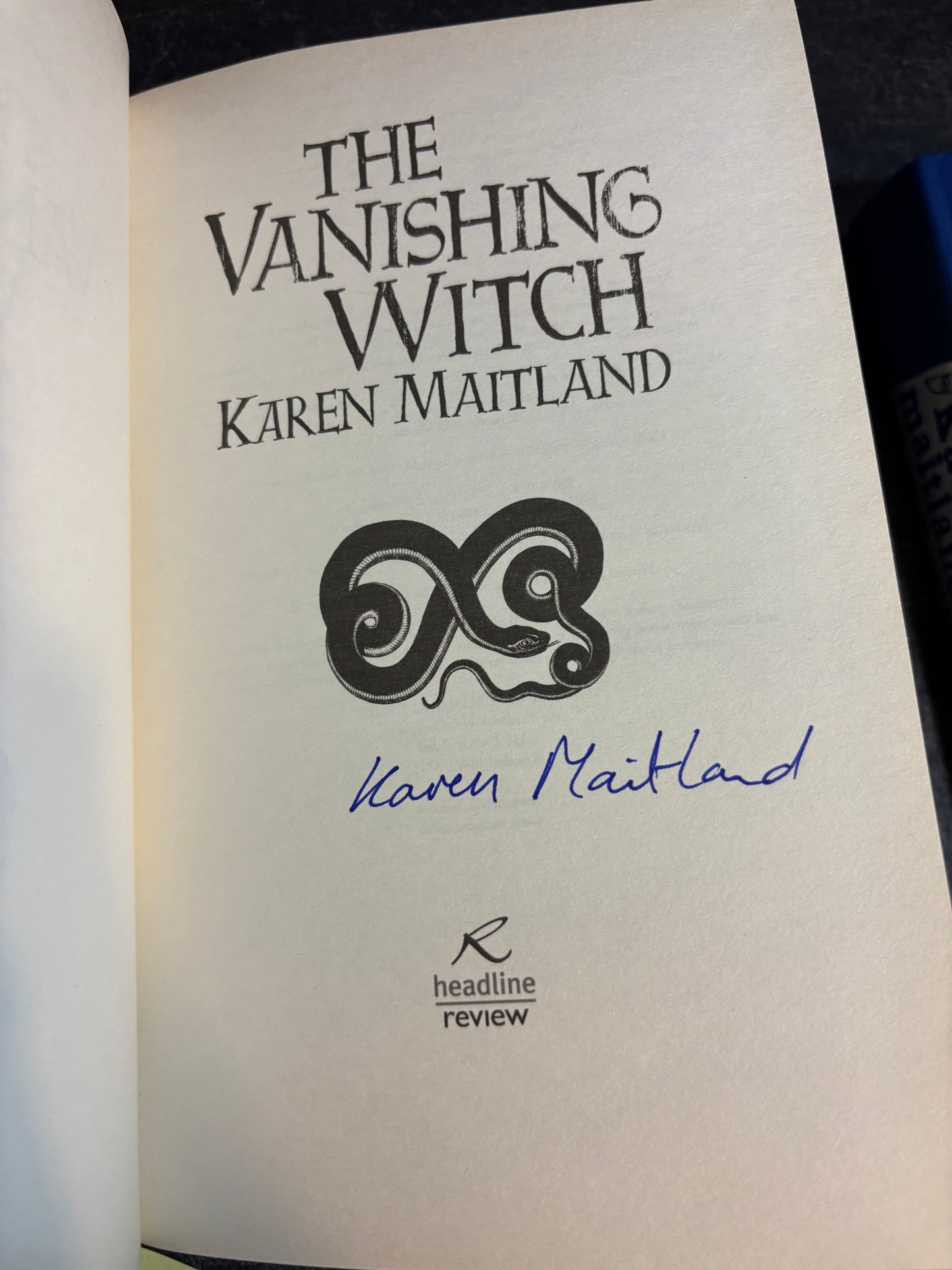 The Owl Killers & The Vanishing Witch by Karen Maitland SIGNED Limited 1st Editions