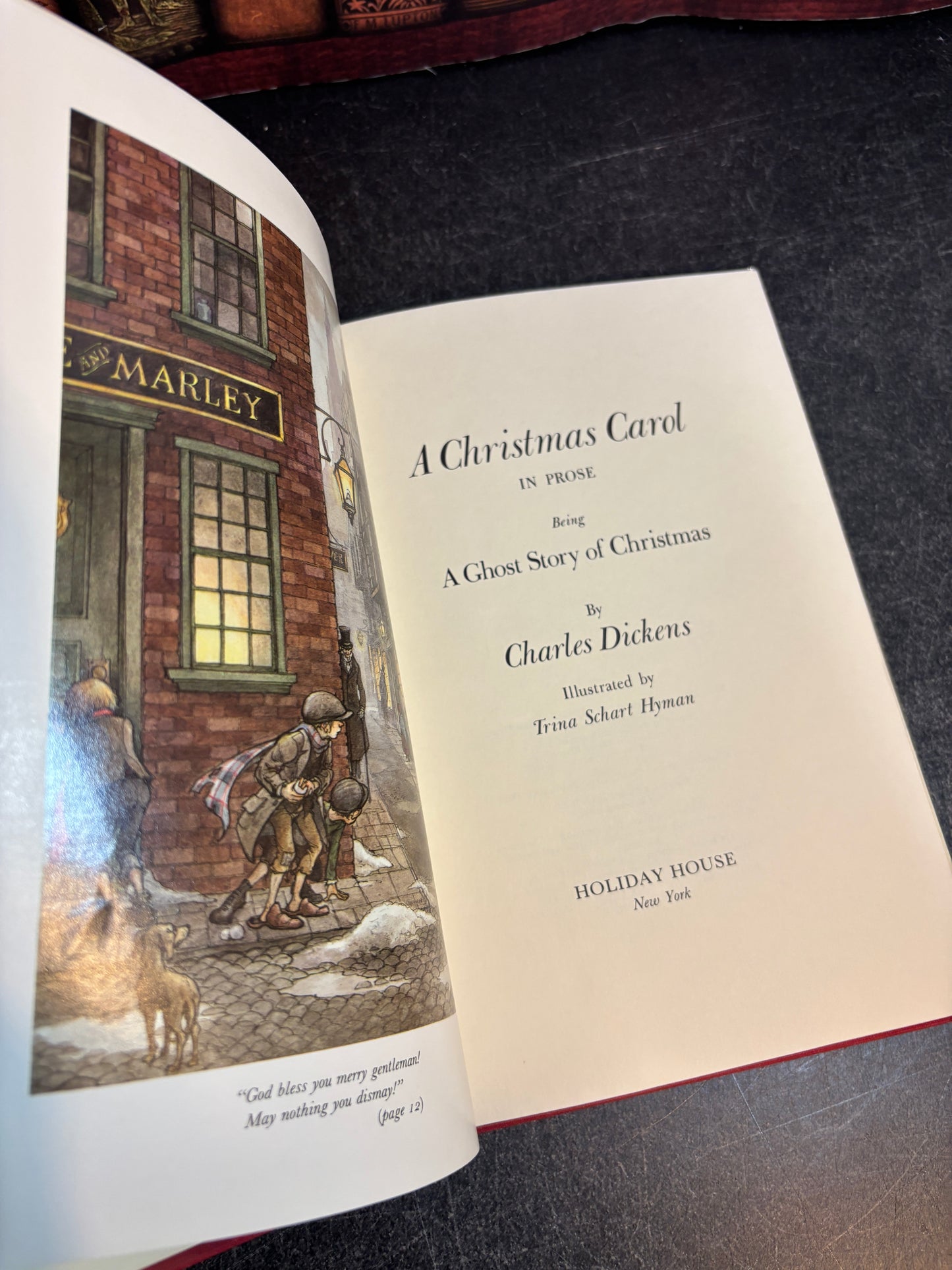 A Christmas Carol by Charles Dickens SIGNED by Illustrator Trina Schart Hyman 1983