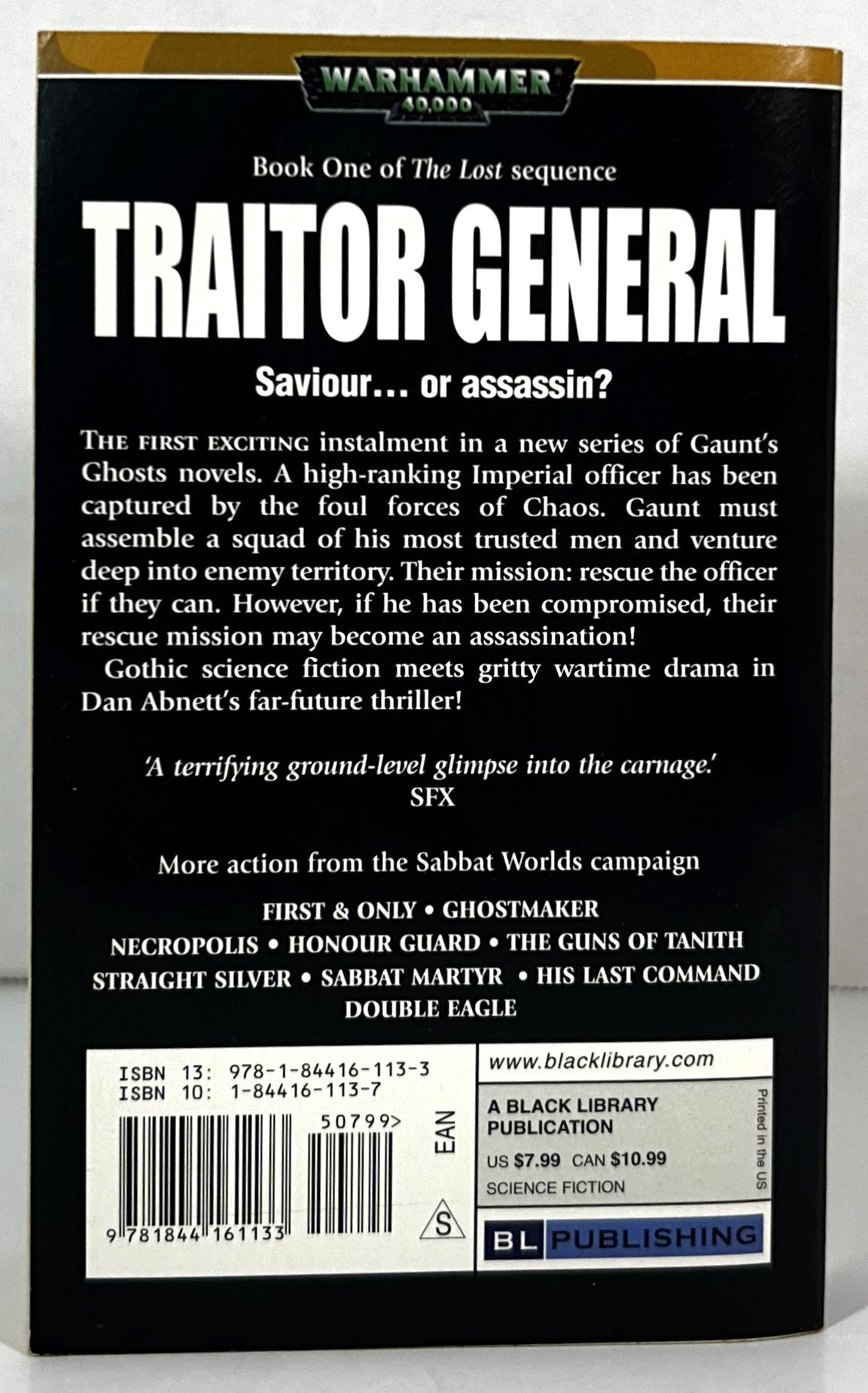 Warhammer 40,000: Traitor General by Dan Abnett 2005