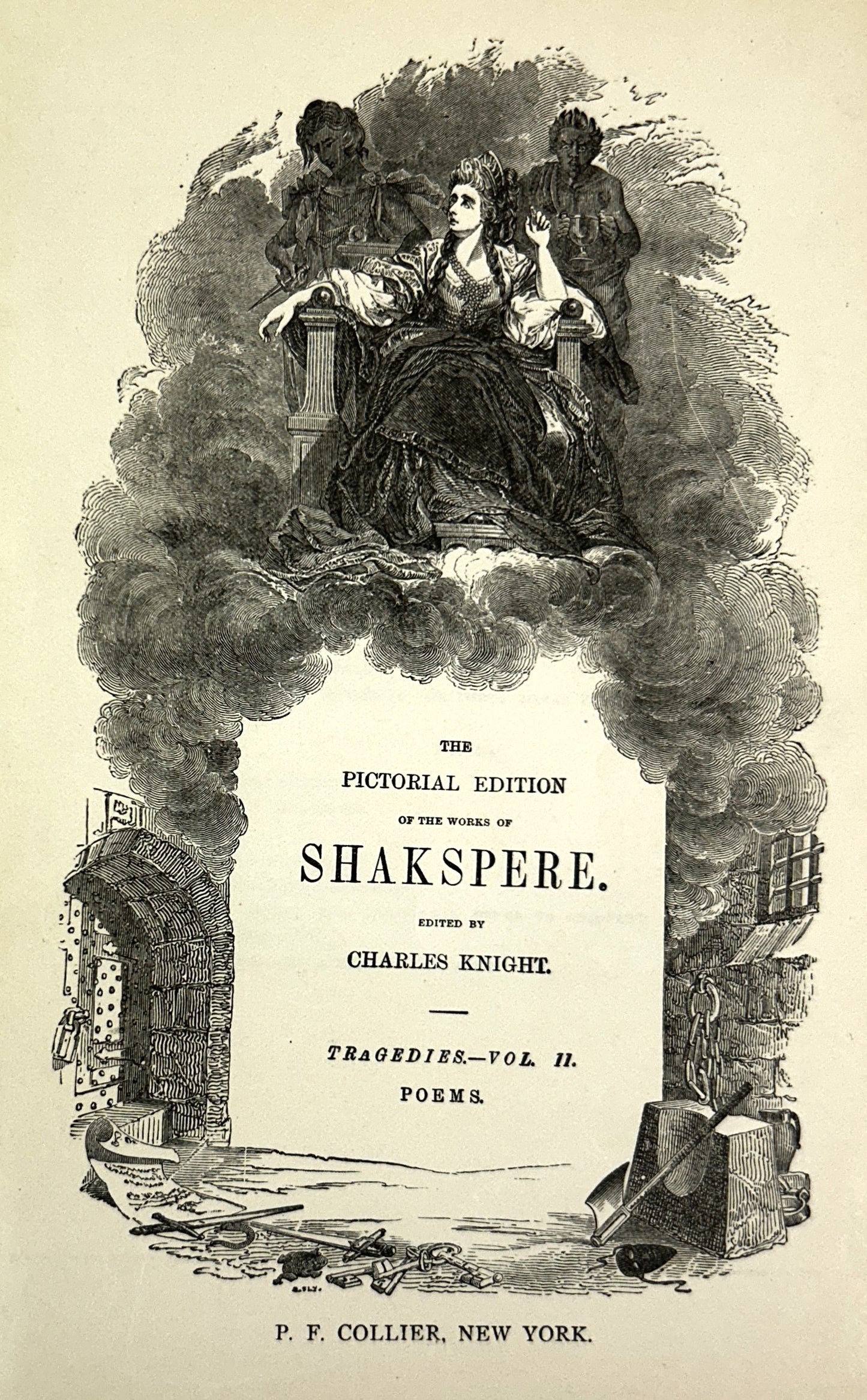 The Pictorial Edition of the Works of Shakespeare: Tragedies Vol. 2 Poems c 1900s