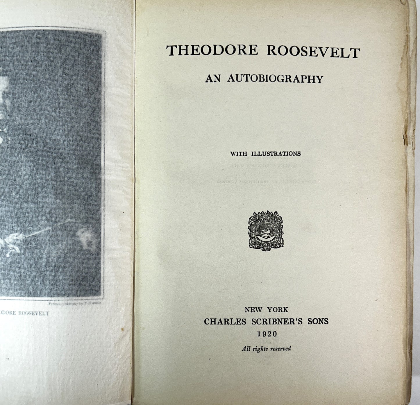 Theodore Roosevelt: An Autobiography 1920