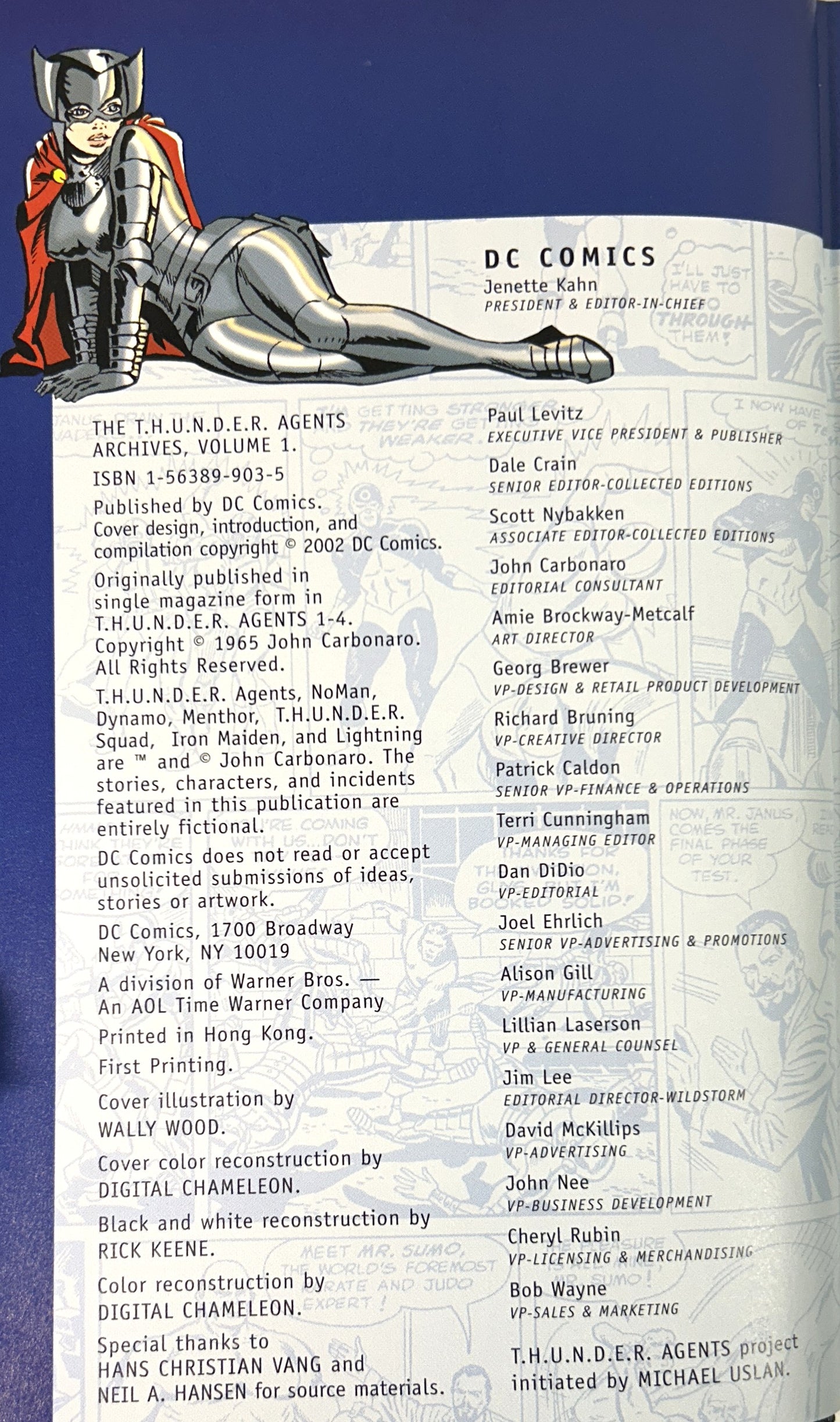 DC Archives: Set of 2 T.H.U.N.D.E.R. Agents 2002