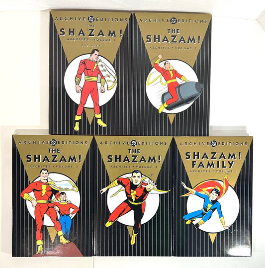 DC Archives: Set of 4 SHAZAM! + 1 SHAZAM! Family 1992-2006