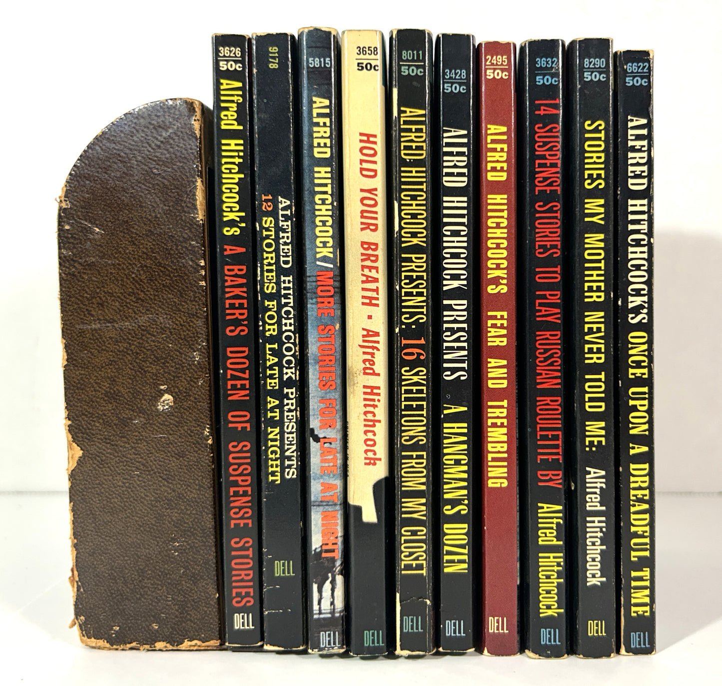 Lot of 10 Vintage Alfred Hitchcock Paperbacks 1962-1965