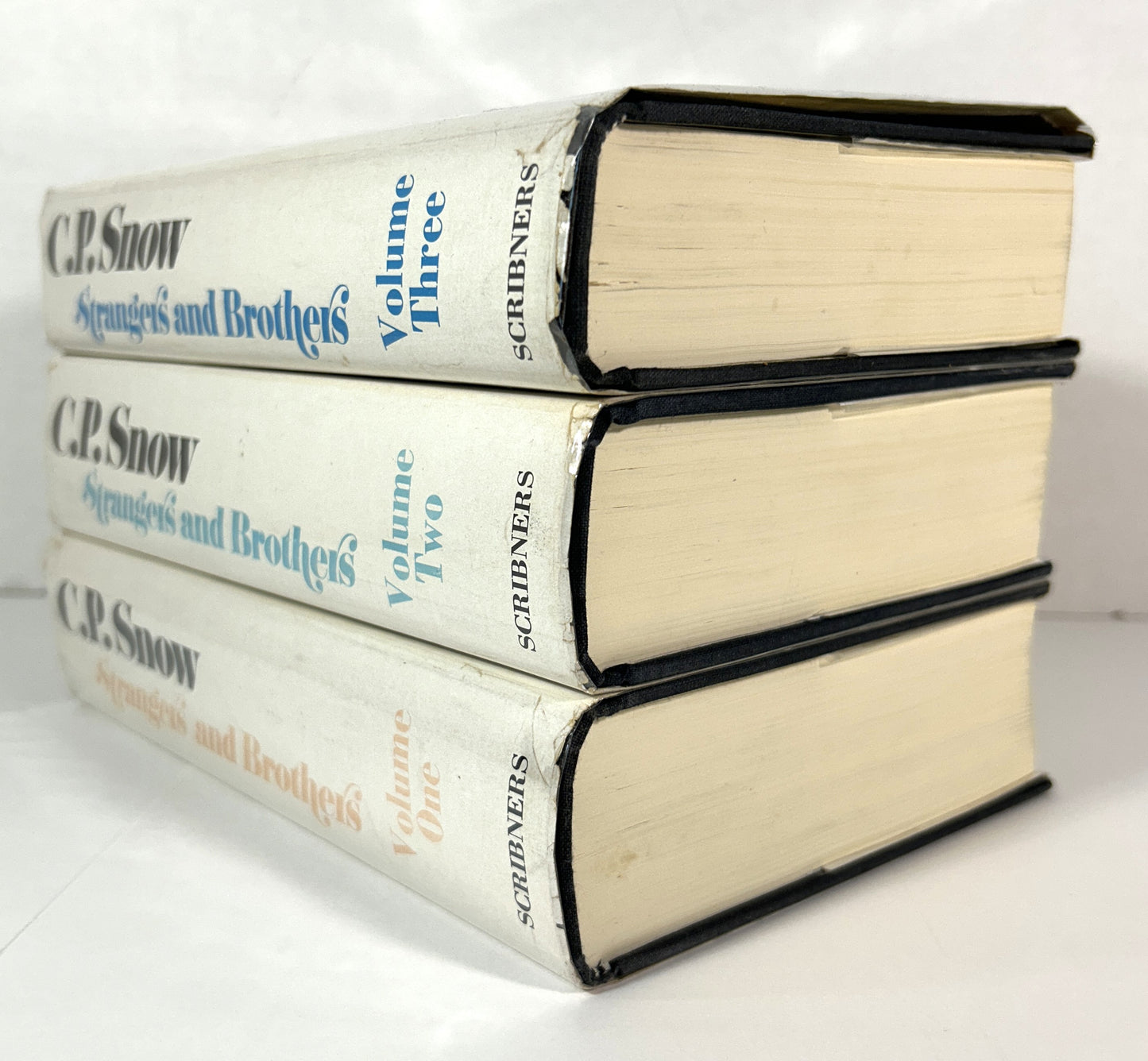 Set of 3 Strangers & Brothers by CP Snow 1972