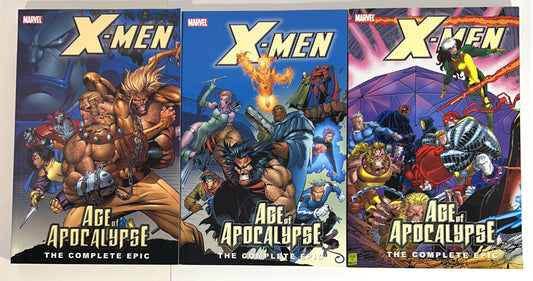 Marvel: Set of 3 X-Men: The Complete Age of Apocalypse Epic 2005