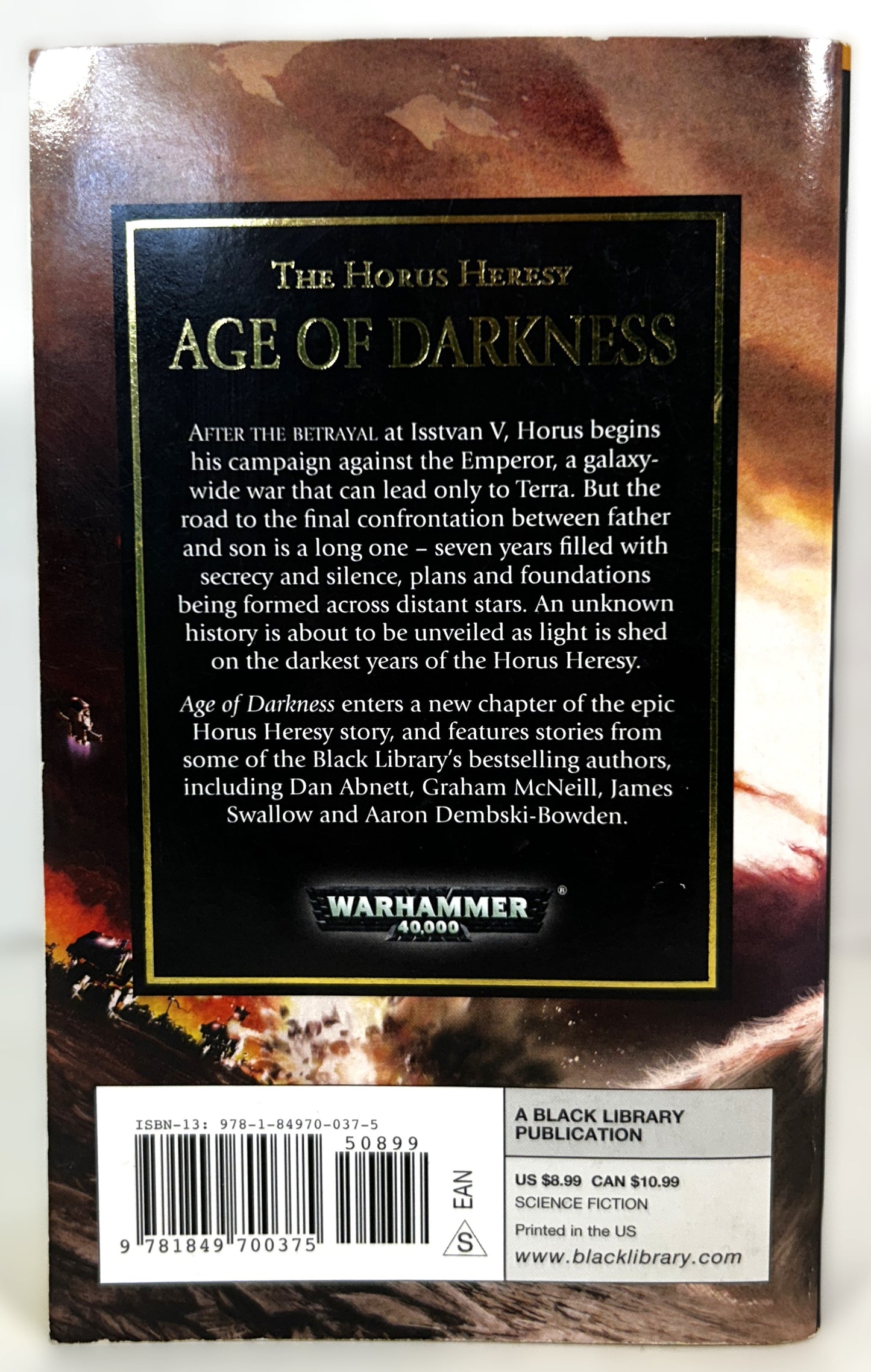 The Horus Heresy: Age of Darkness by Christian Dunn 2011