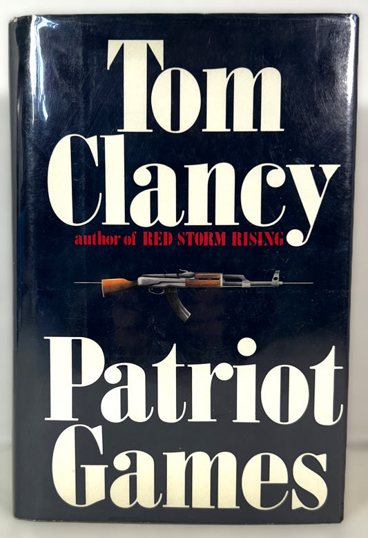 Patriot Games by Tom Clancy 1987 SIGNED 1st Edition