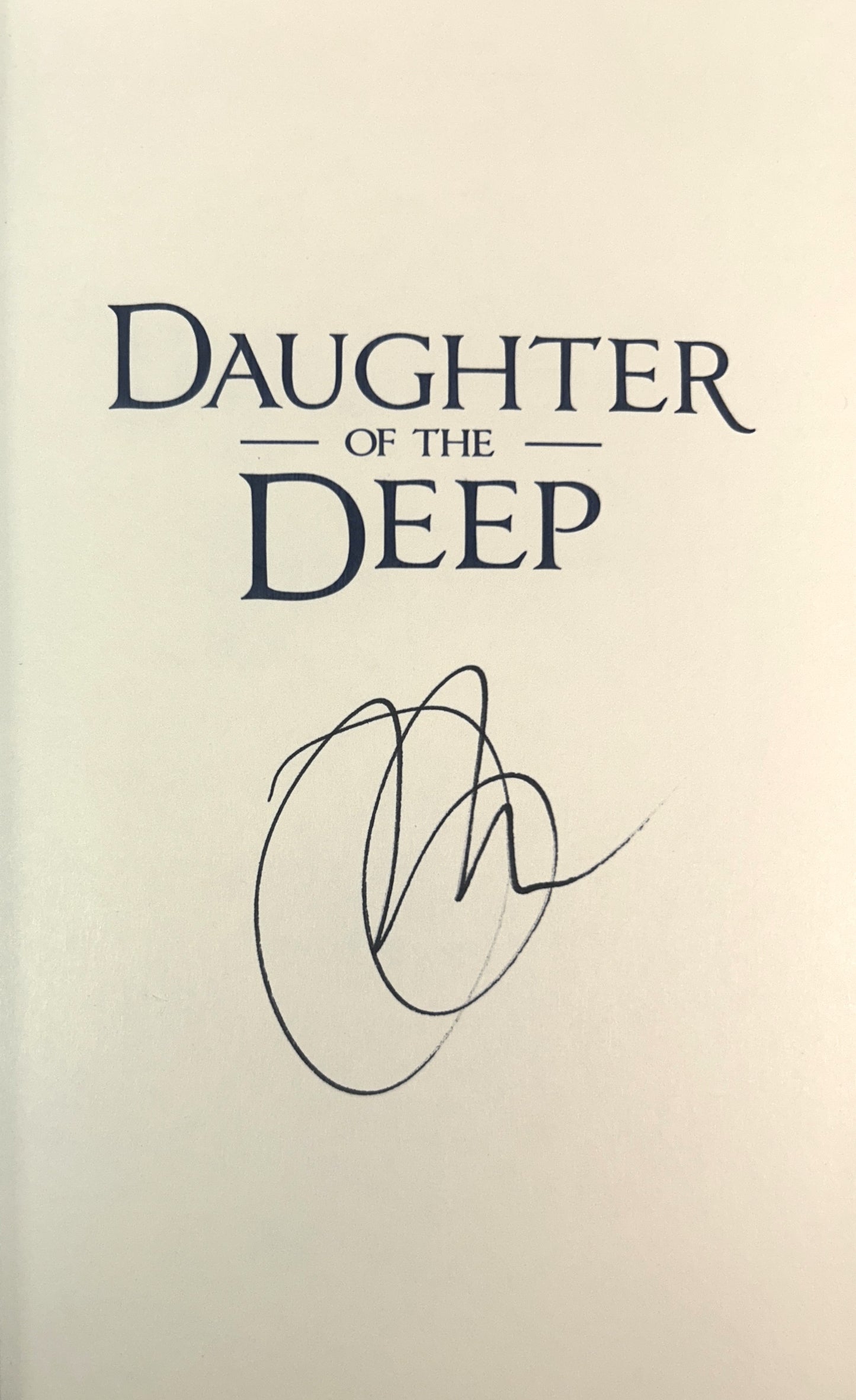 Daughter of the Deep by Rick Riordan 2021 SIGNED 1st Edition
