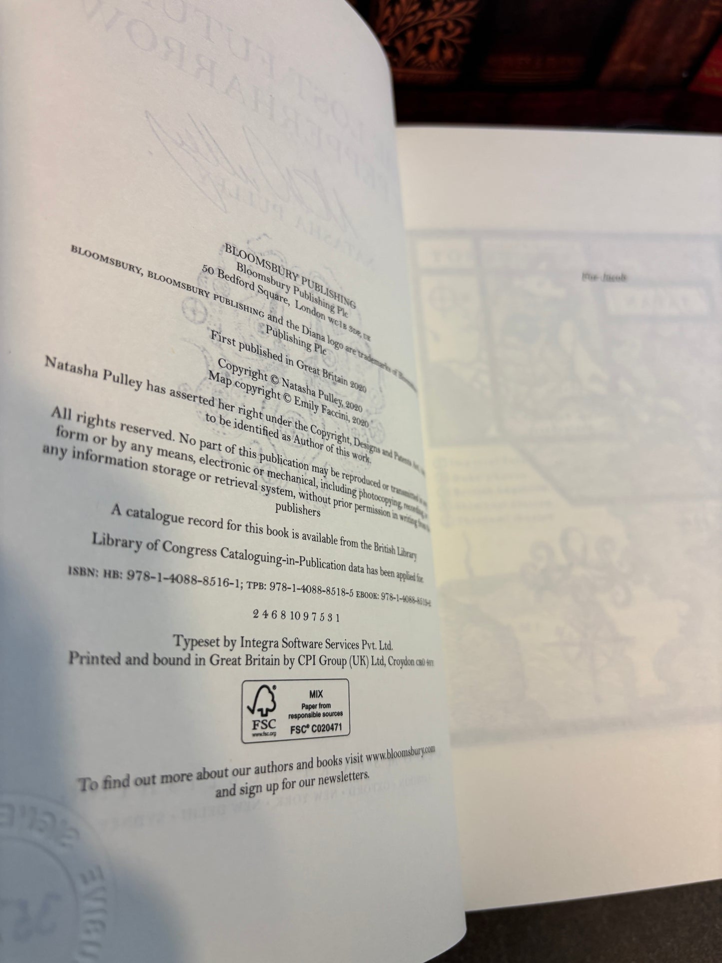 The Lost Future of Pepperharrow by Natasha Pulley SIGNED Limited #32/250 1st Edition 2020