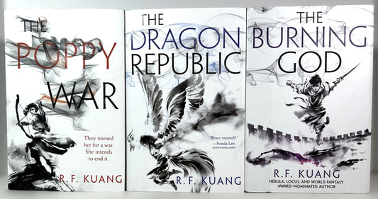 Poppy War Trilogy by RF Kuang 2018-2020 1 SIGNED 2 1st Ed/1st Prints