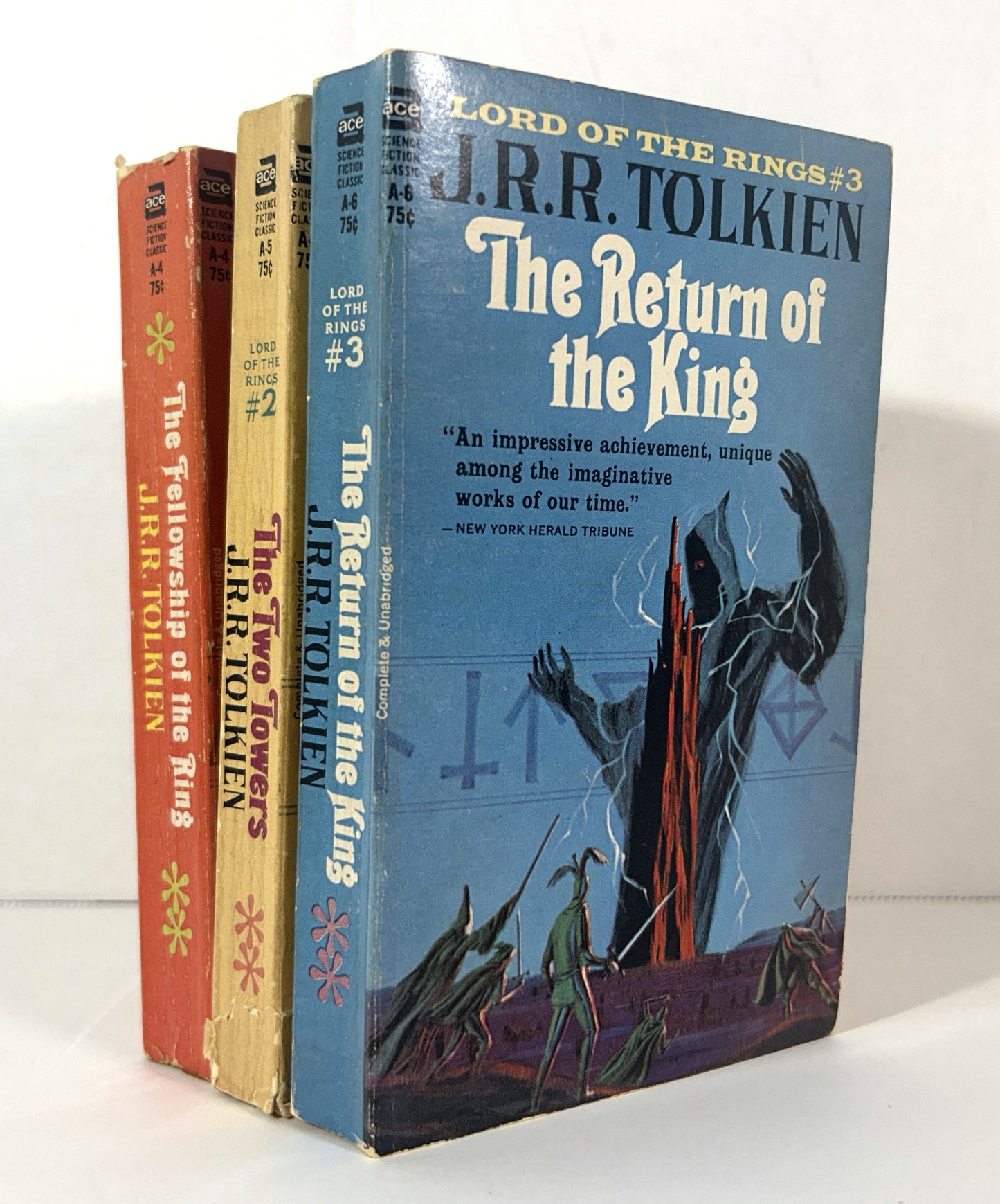 The Lord of the Rings by JRR Tolkien ACE Unauthorized Editions w/ Custom Slipcase