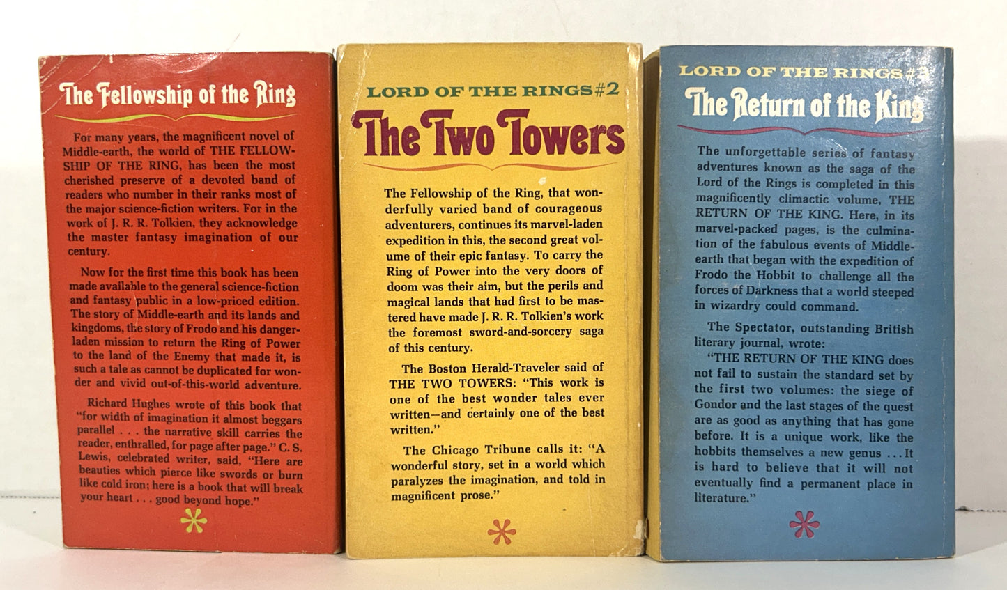 The Lord of the Rings by JRR Tolkien ACE Unauthorized Editions w/ Custom Slipcase