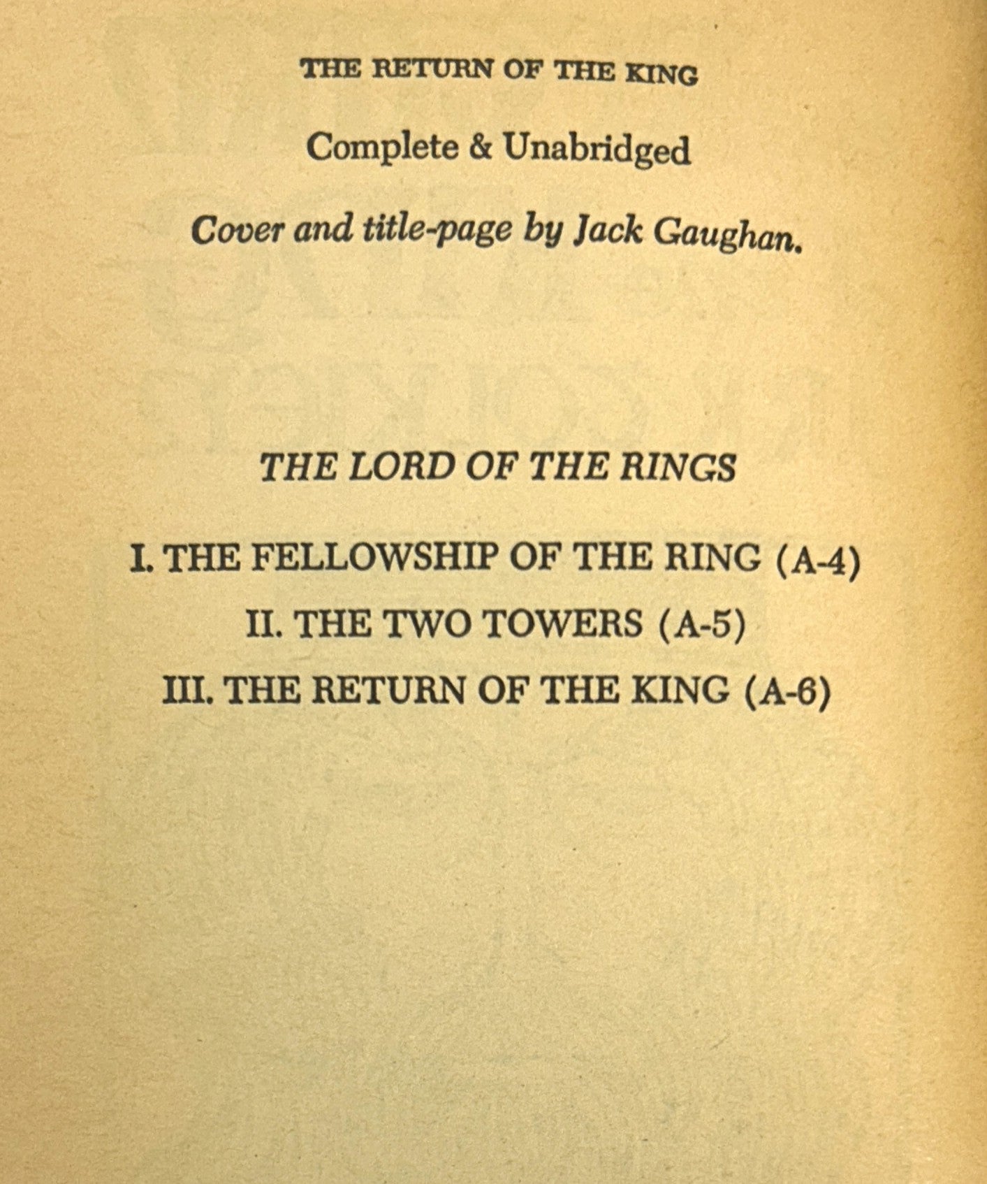 The Lord of the Rings by JRR Tolkien ACE Unauthorized Editions w/ Custom Slipcase