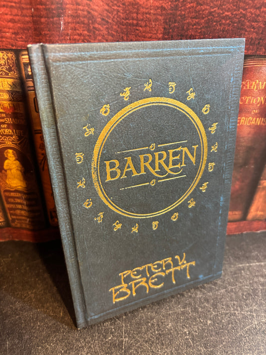 Barren by Peter V Brett SIGNED Limited Edition #100/250 1st Edition 2018 HB