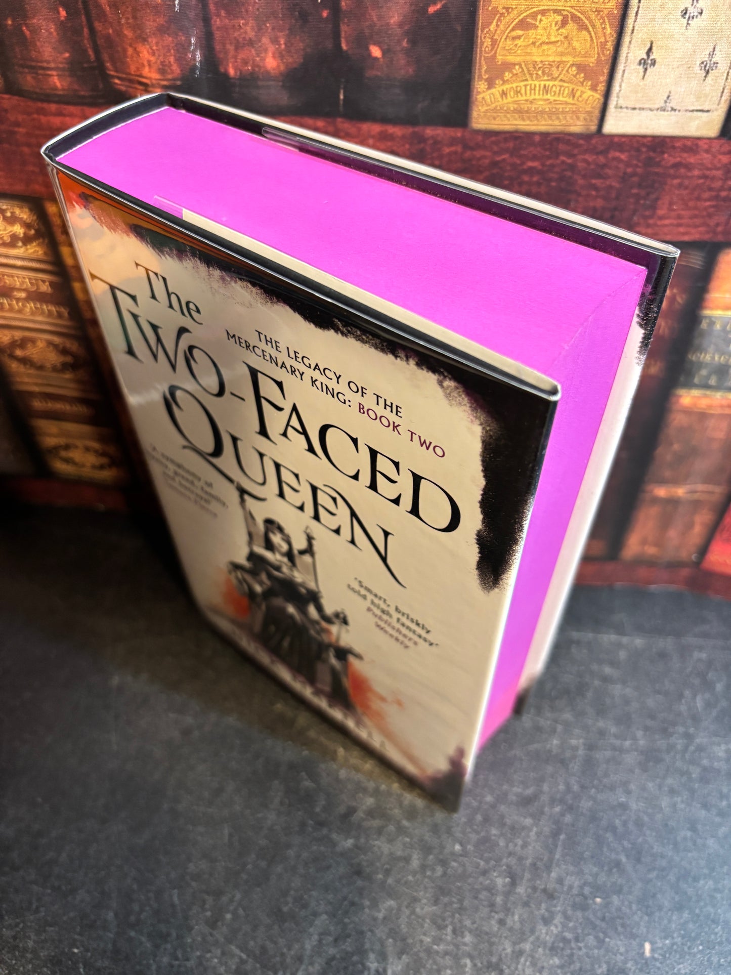 The Two Faced Queen by Nick Martell SIGNED Limited #197/250 1st Edition w/ Sprayed Edges