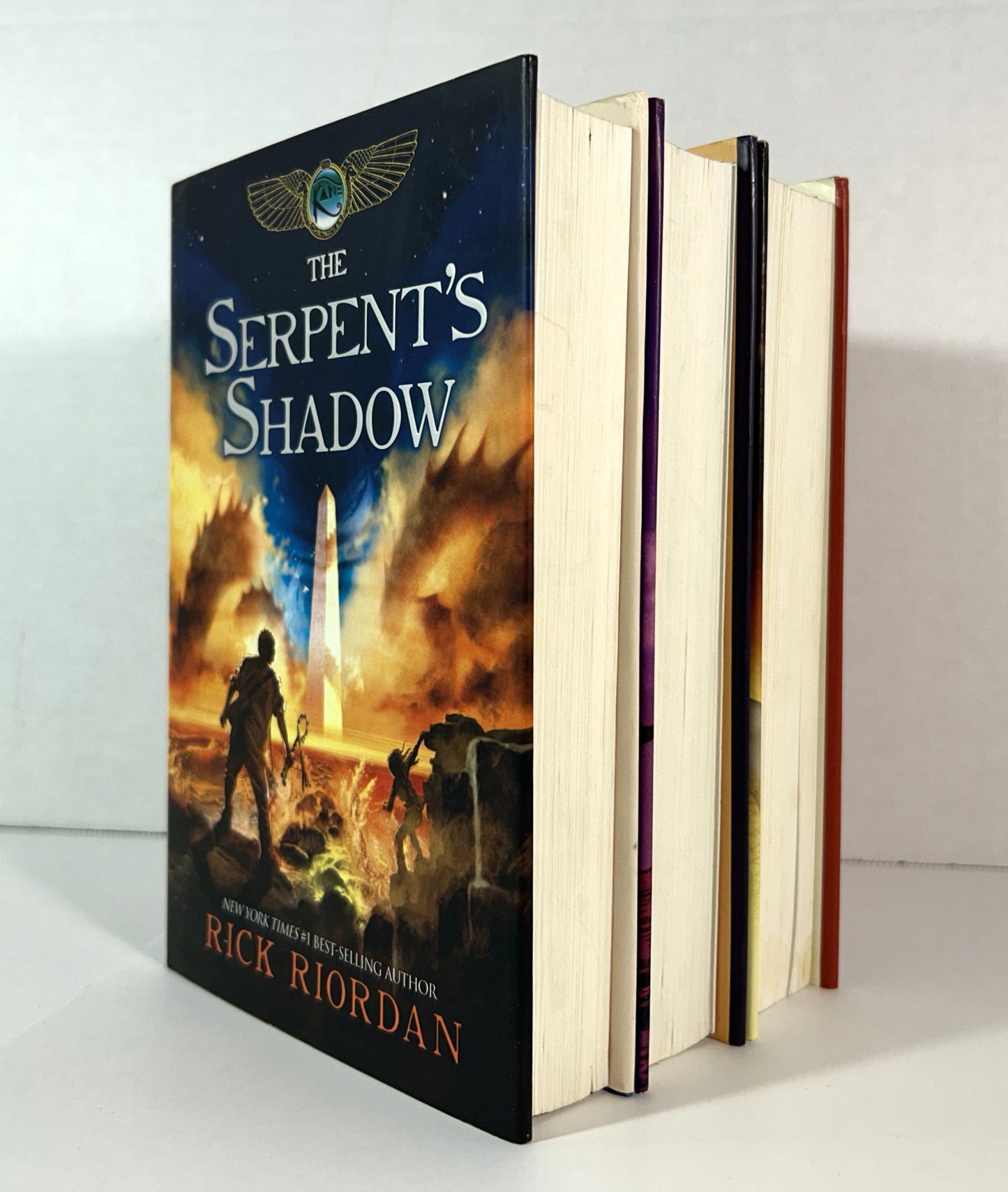 Set of 3 Kane Chronicles by Rick Riordan 2010-2012 1st Editions #1 SIGNED