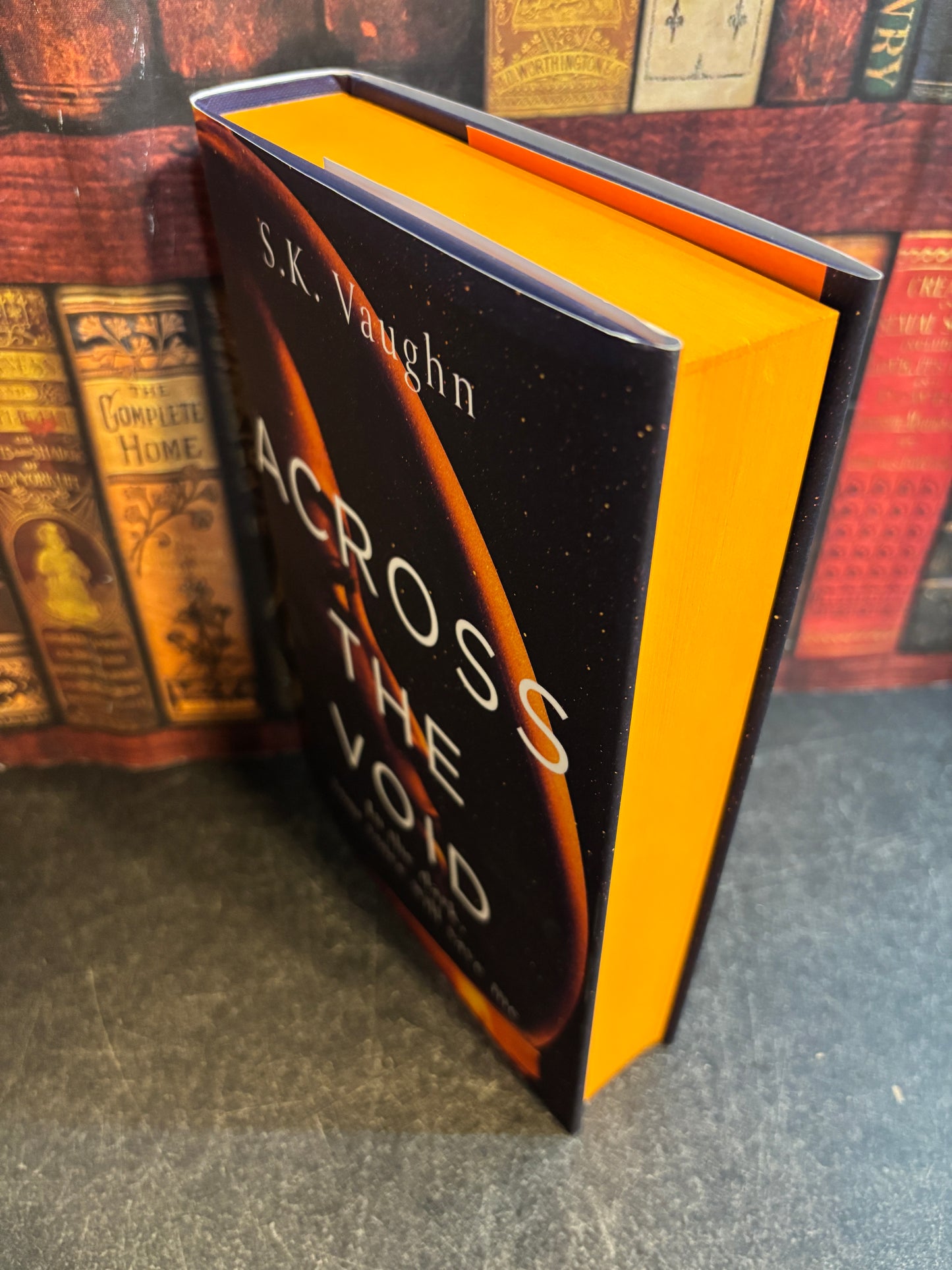 Across The Void by SK Vaughn SIGNED Limited #476/600 w/ Sprayed Edges 1st Edition