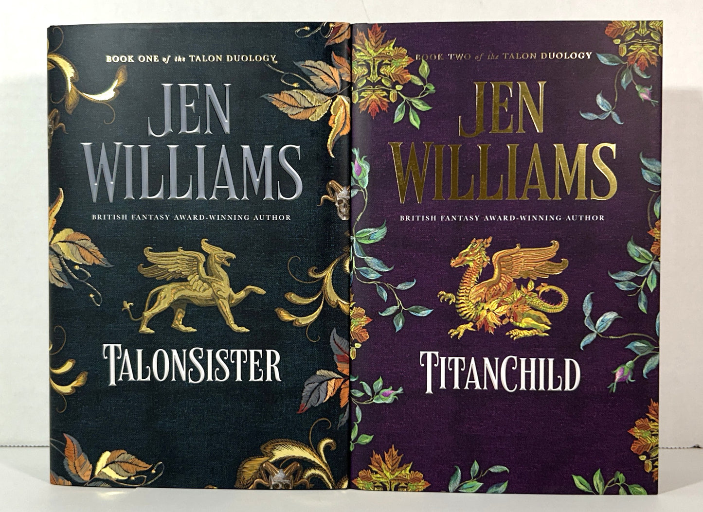 Complete Talon Duology by Jen Williams 2024 SIGNED 1st Editions SPRAYED EDGES