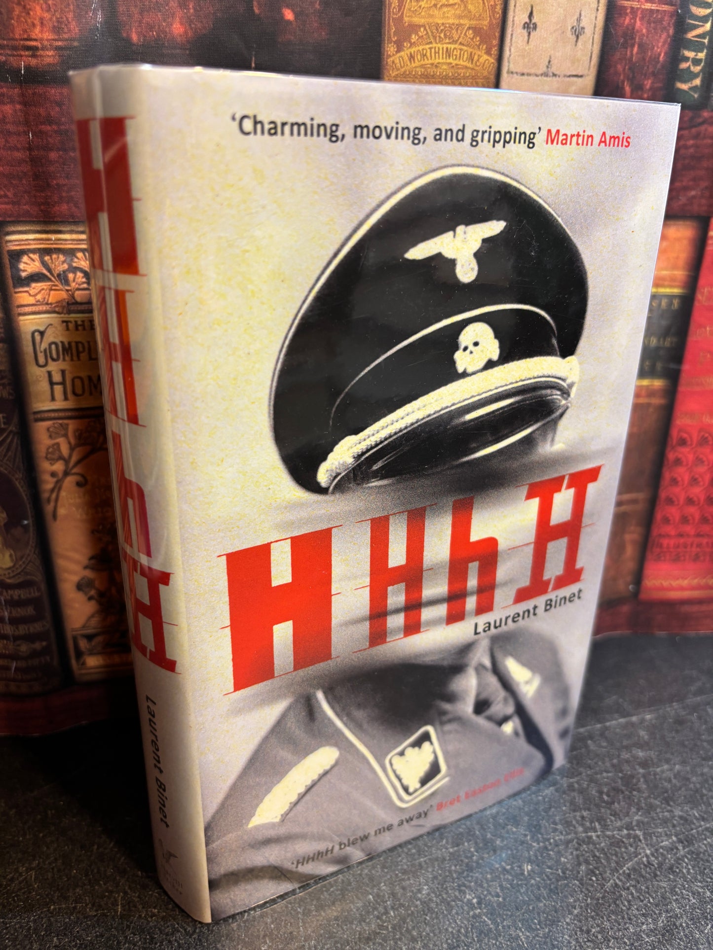HHhH by Laurent Binet SIGNED 1st Edition UK w/ Sprayed Edges 2012 Hardcover