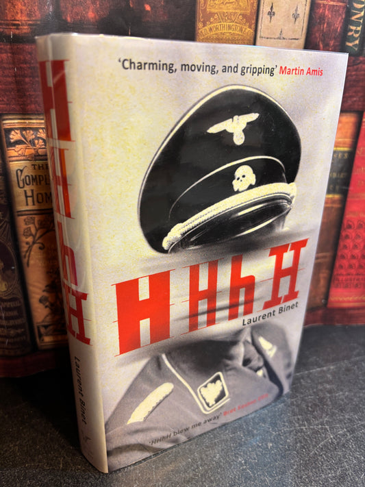 HHhH by Laurent Binet SIGNED 1st Edition UK w/ Sprayed Edges 2012 Hardcover