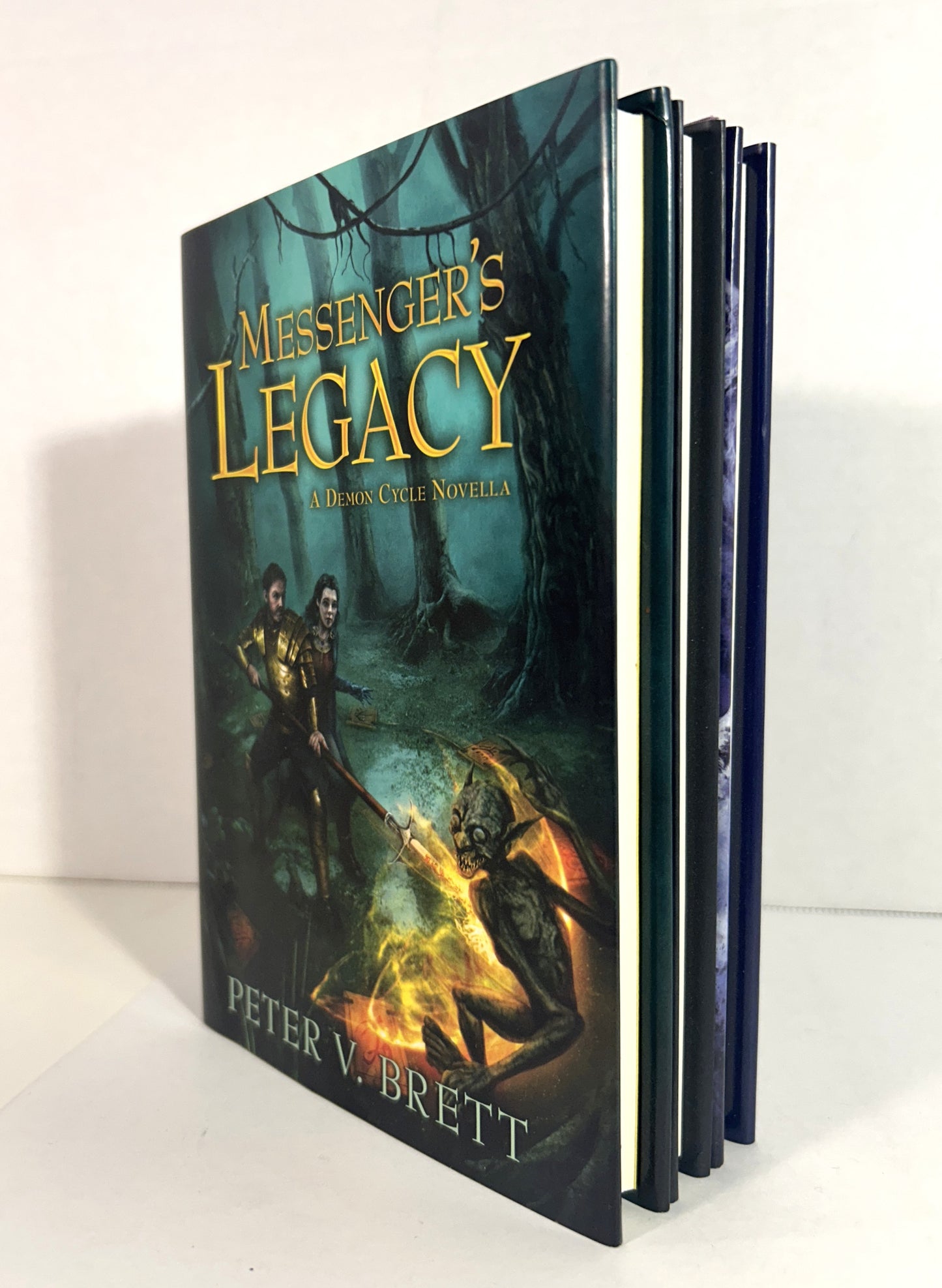 Set of 3 Demon Cycle Novels by Peter V Brett 2010-2014 SIGNED Subterranean Press