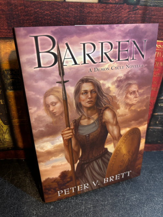 Barren by Peter V Brett SIGNED Limited Edition #27/1000 Subterranean Press