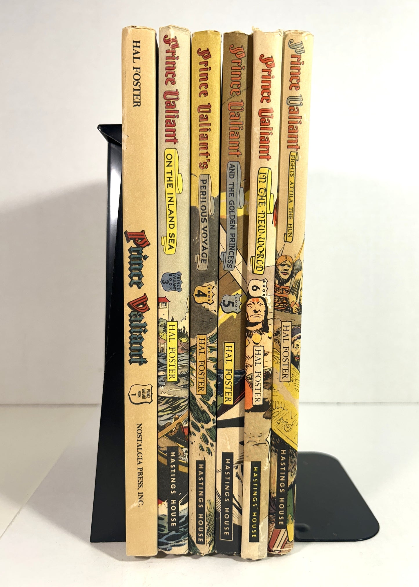 Set of 6 Prince Valiant by Hal Foster 1952-1977