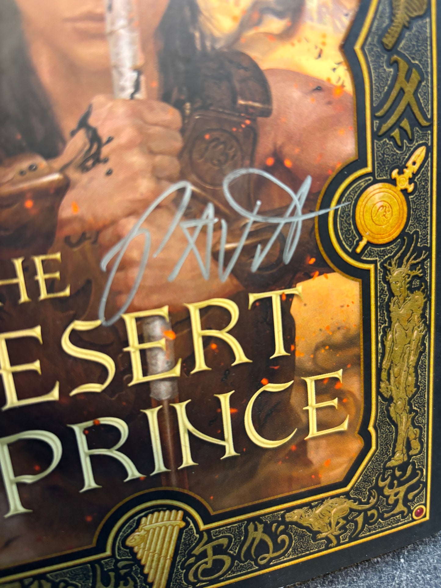 The Desert Prince by Peter V Brett SIGNED 1st Edition 2021 Hardcover