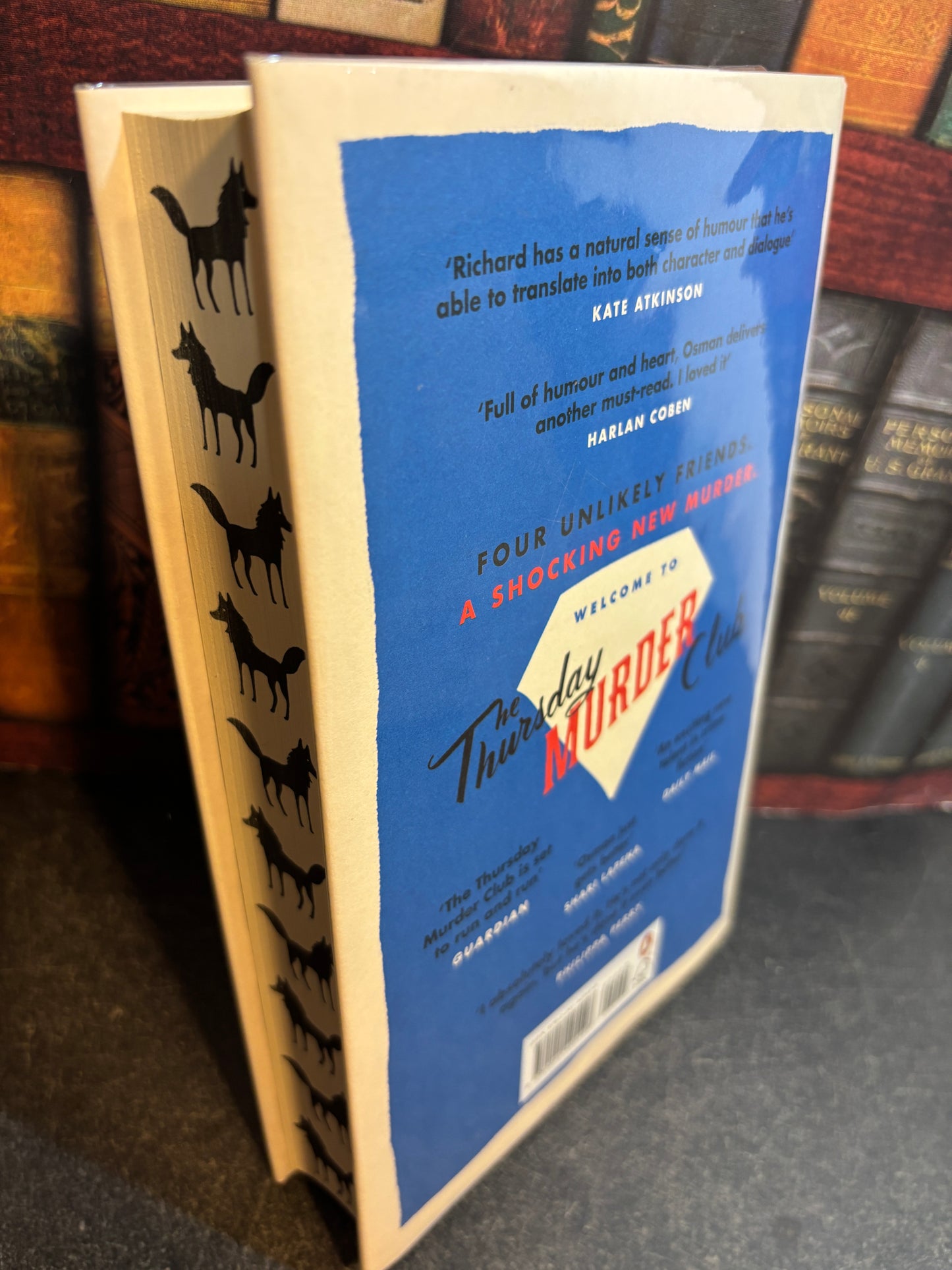 The Man Who Died Twice by Richard Osman SIGNED Limited Edition #1610/2000 w/ Sprayed Edges