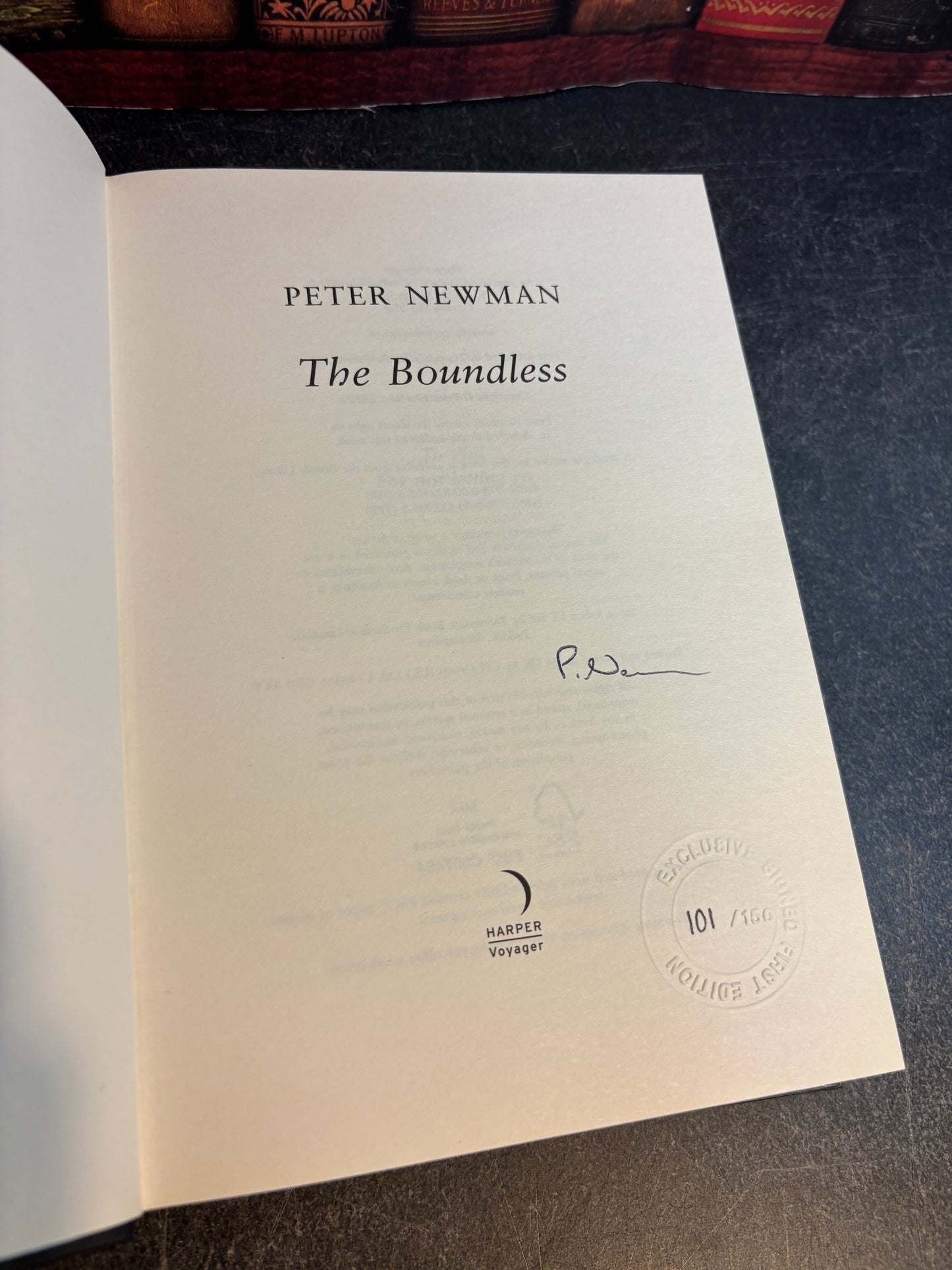 The Boundless by Peter Newman SIGNED Limited Edition #101/150 UK 1st Edition