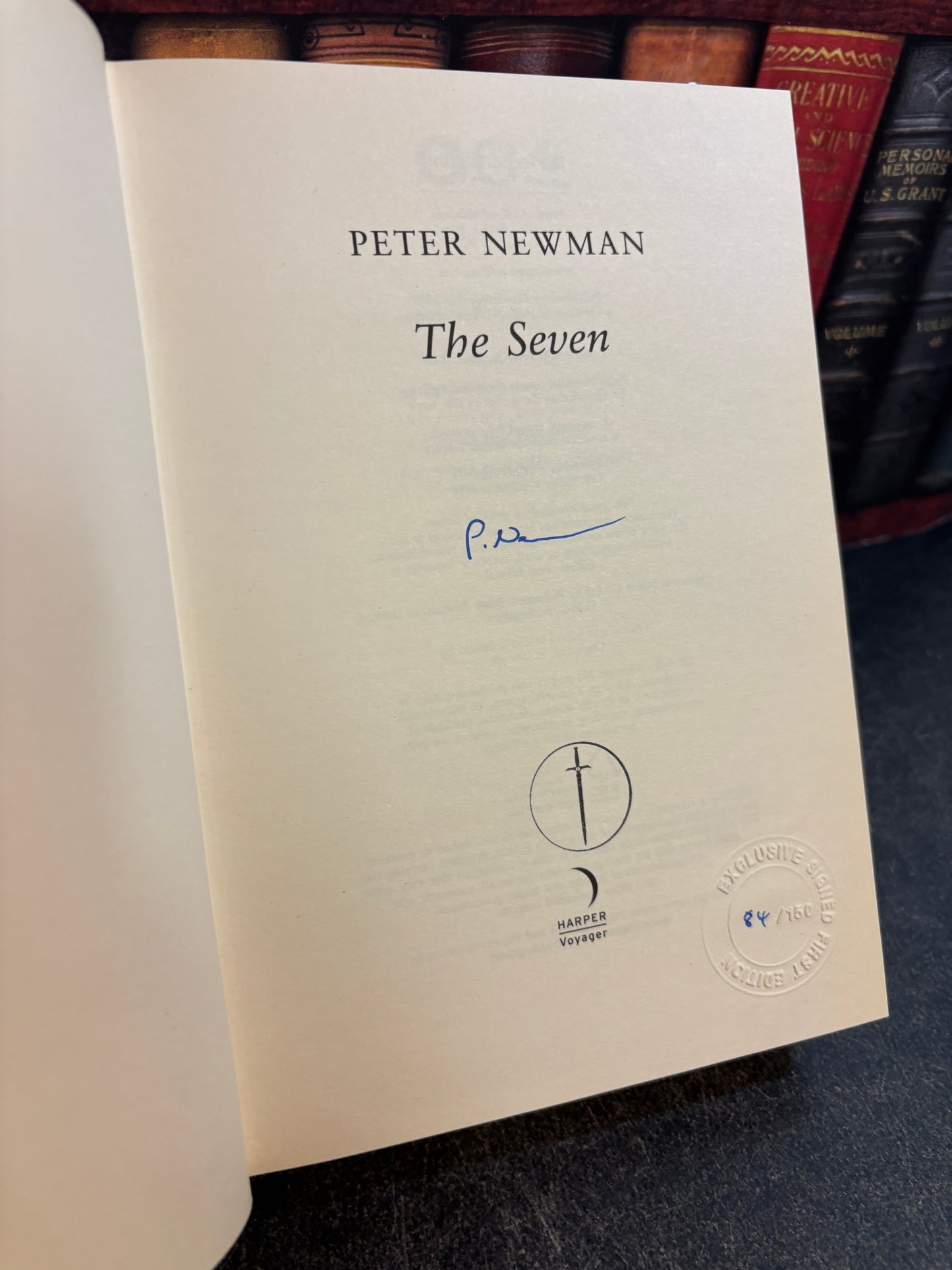 The Seven by Peter Newman SIGNED Limited Edition #84/150 Hardcover 1st Edition 2013