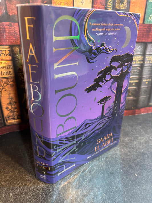 Faebound by Saara El-Arifi SIGNED Limited Edition #578/2000 Goldsboro w/ Sprayed Edges