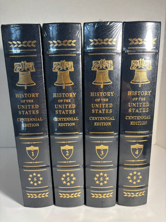 Easton Press: History of the United States Centennial Edition 4 Volume HB Leather Set NEW & SEALED