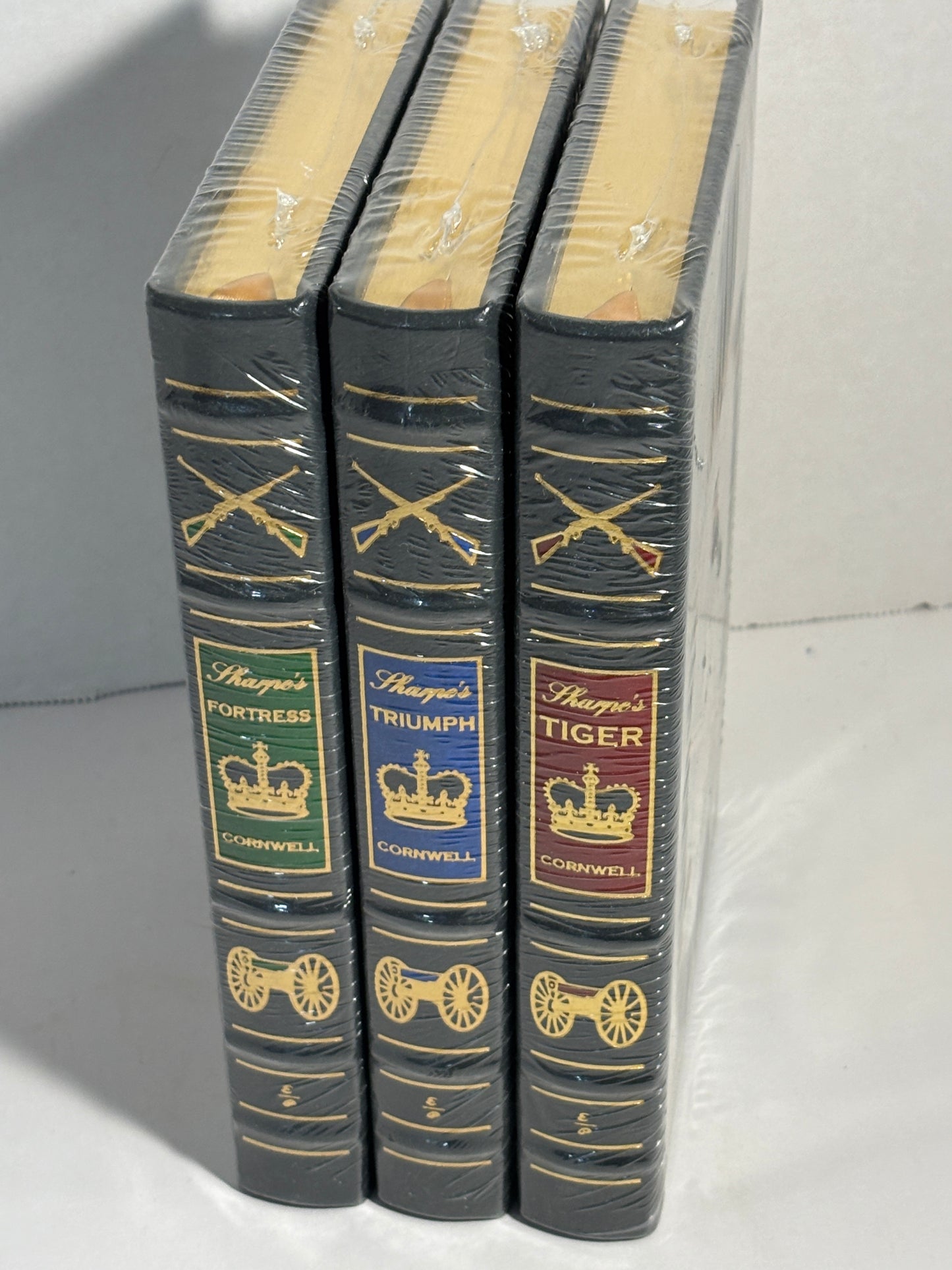 Easton Press: Sharpe's Trilogy by Bernard Cornwell NEW & SEALED w/ Tiger SIGNED