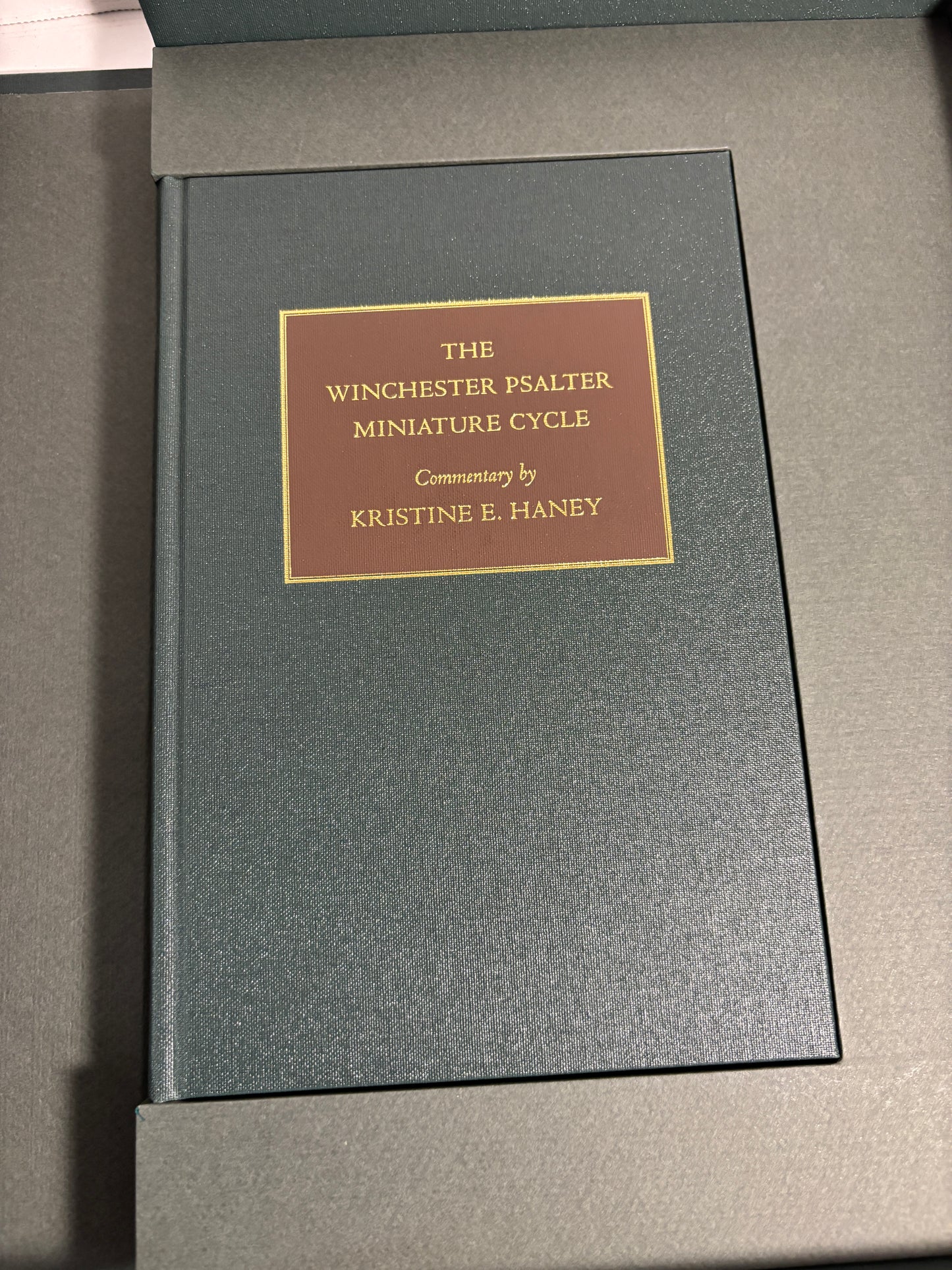 Folio Society: The Winchester Psalter Miniature Cycle Deluxe Limited Edition 2 Vol Set w/ Clamshell