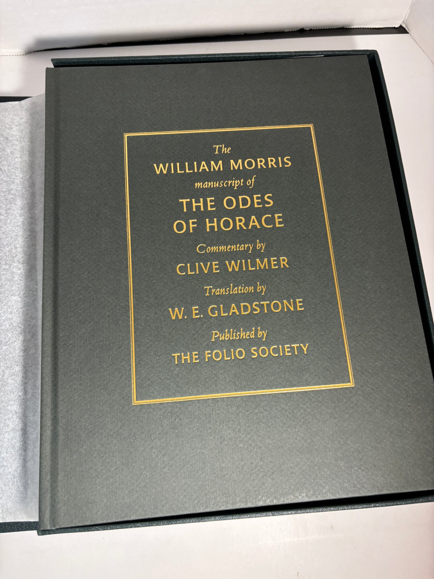 Folio Society The Odes of Horace Deluxe Limited Edition 2 Volume Set w/ Clamshell Illus William Morris