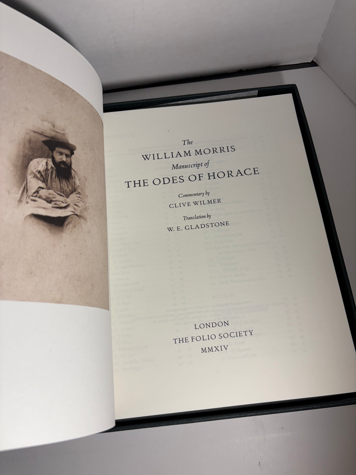 Folio Society The Odes of Horace Deluxe Limited Edition 2 Volume Set w/ Clamshell Illus William Morris