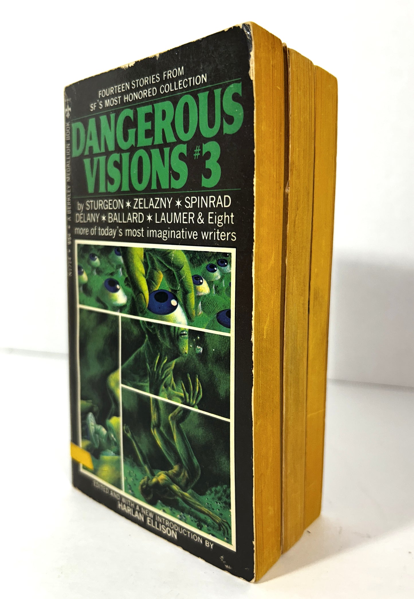 Set of 3 Dangerous Visions edited by Harlan Ellison 1969