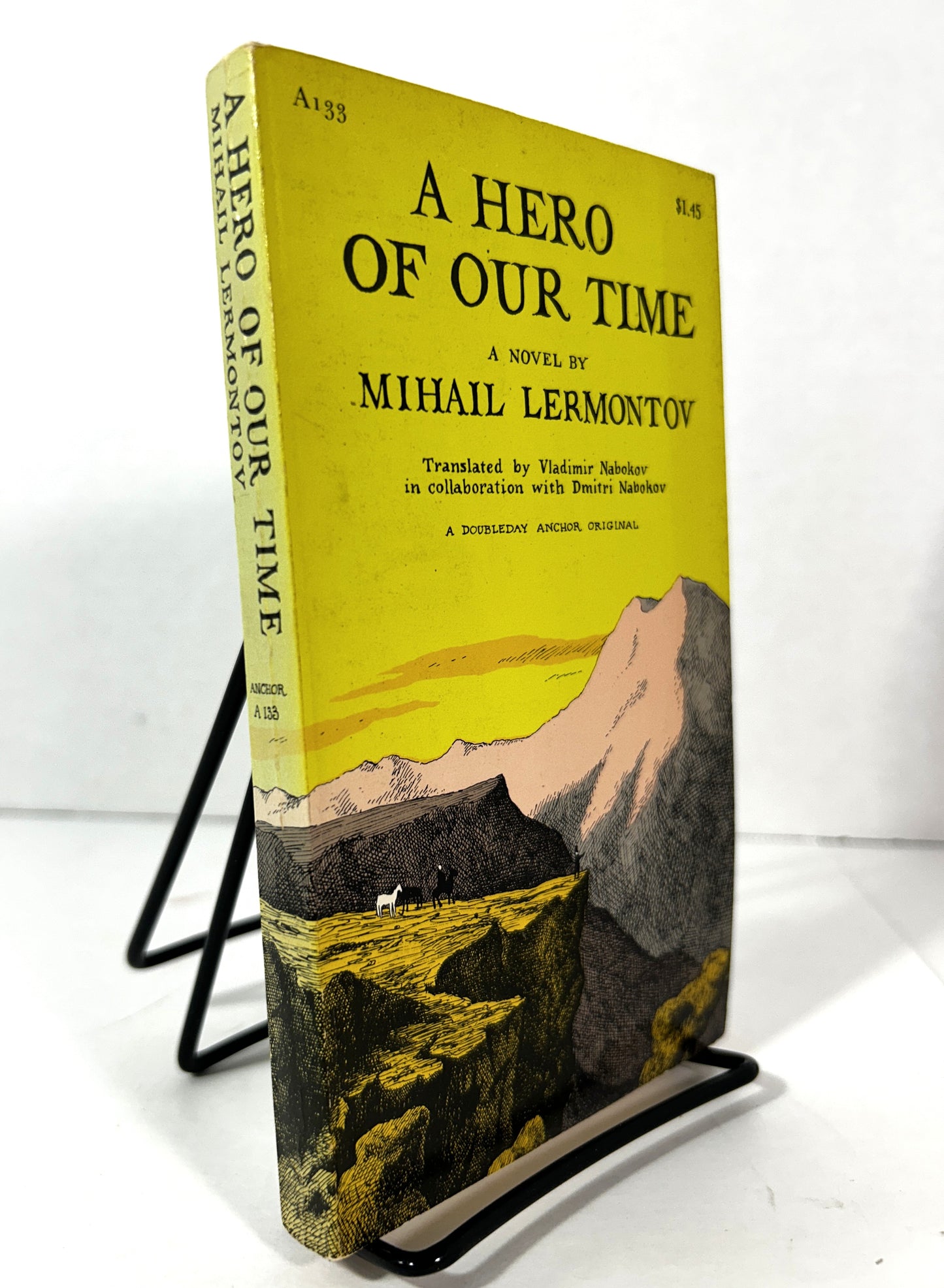 A Hero of Our Time by Mihael Lermontov 1958 1st Anchor Print